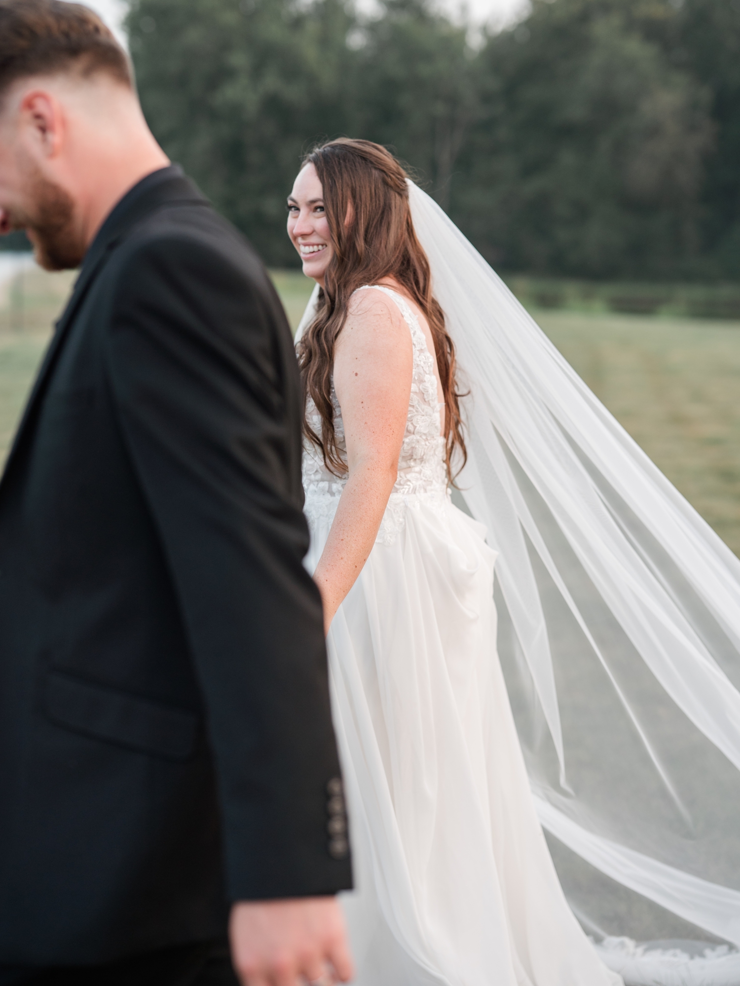 Colorful Wildflower Wedding at The Wooded Knot by South Bend Wedding Photographer Courtney Rudicel