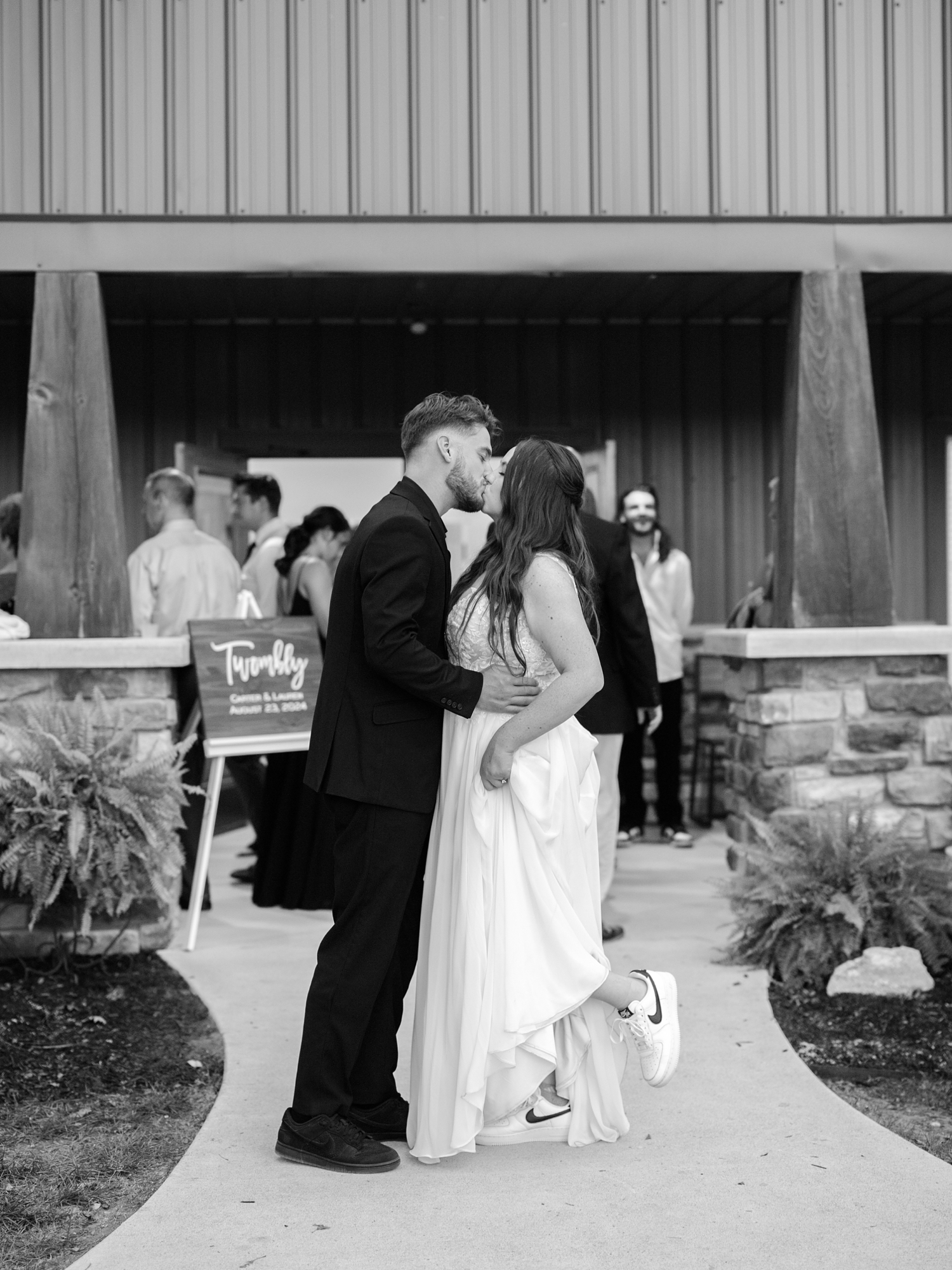 Colorful Wildflower Wedding at The Wooded Knot by South Bend Wedding Photographer Courtney Rudicel