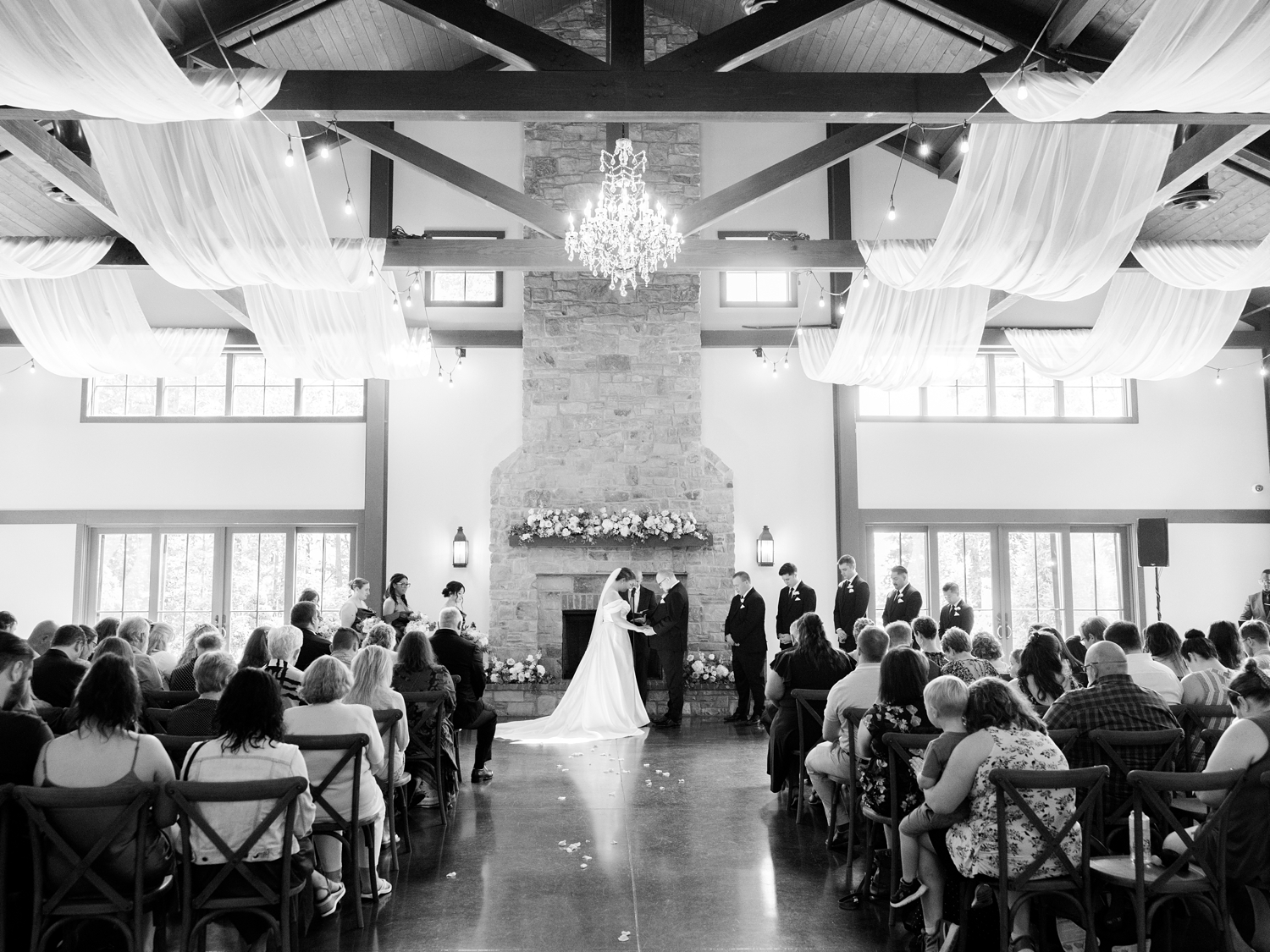 Elegant Black Tie Summer Wedding by Indianapolis Wedding Photographer Courtney Rudicel