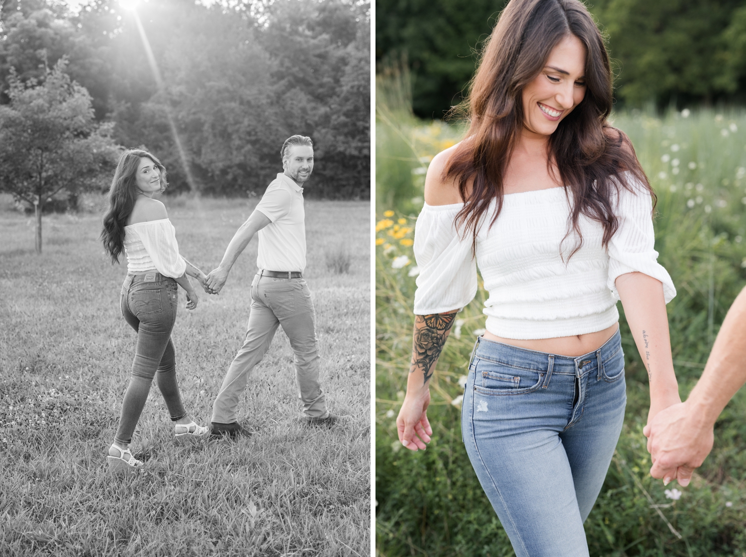 Fort Wayne Engagement Session at Metea Park by Fort Wayne Wedding Photographer Courtney Rudicel