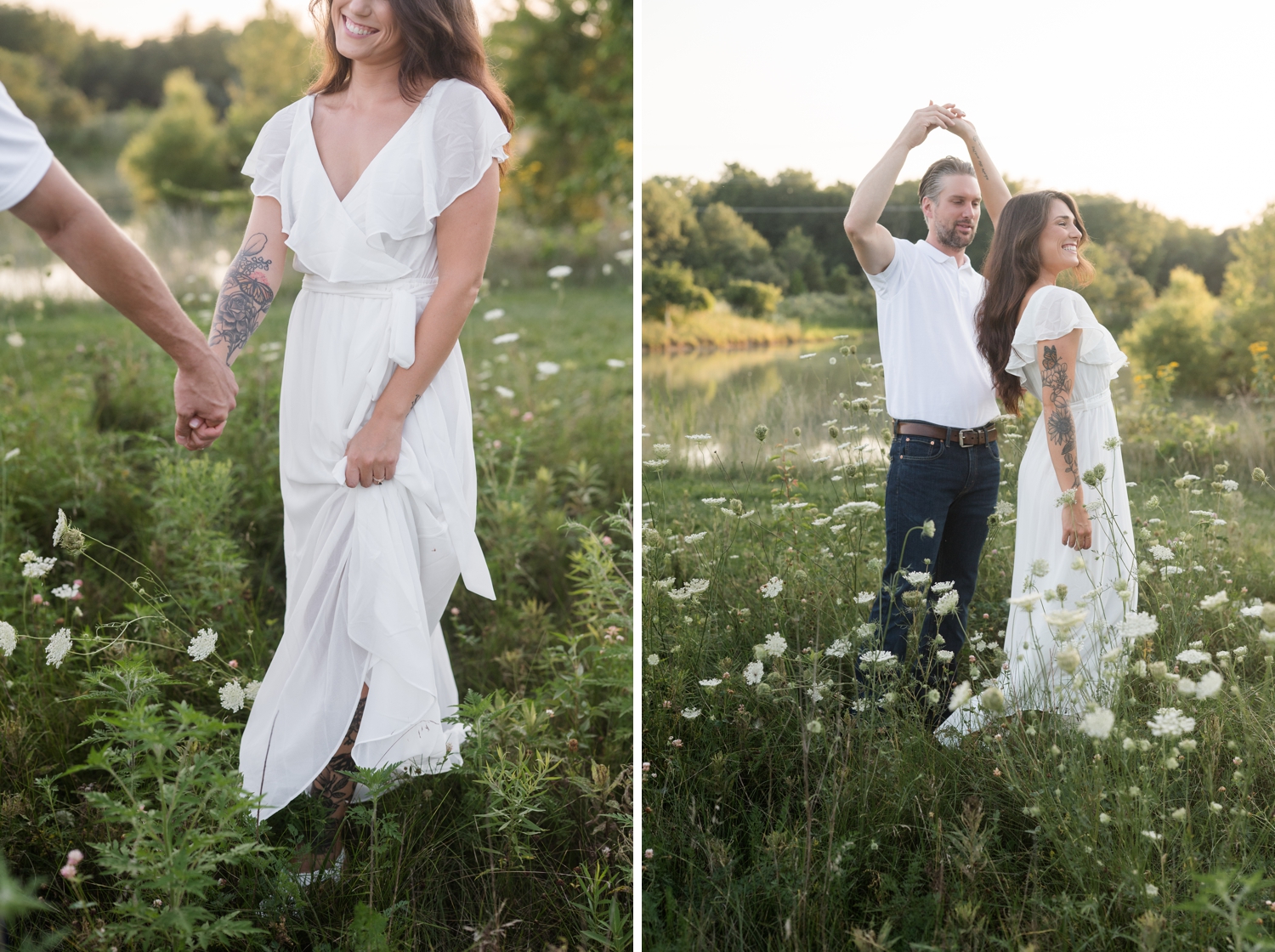 Fort Wayne Engagement Session at Metea Park by Fort Wayne Wedding Photographer Courtney Rudicel