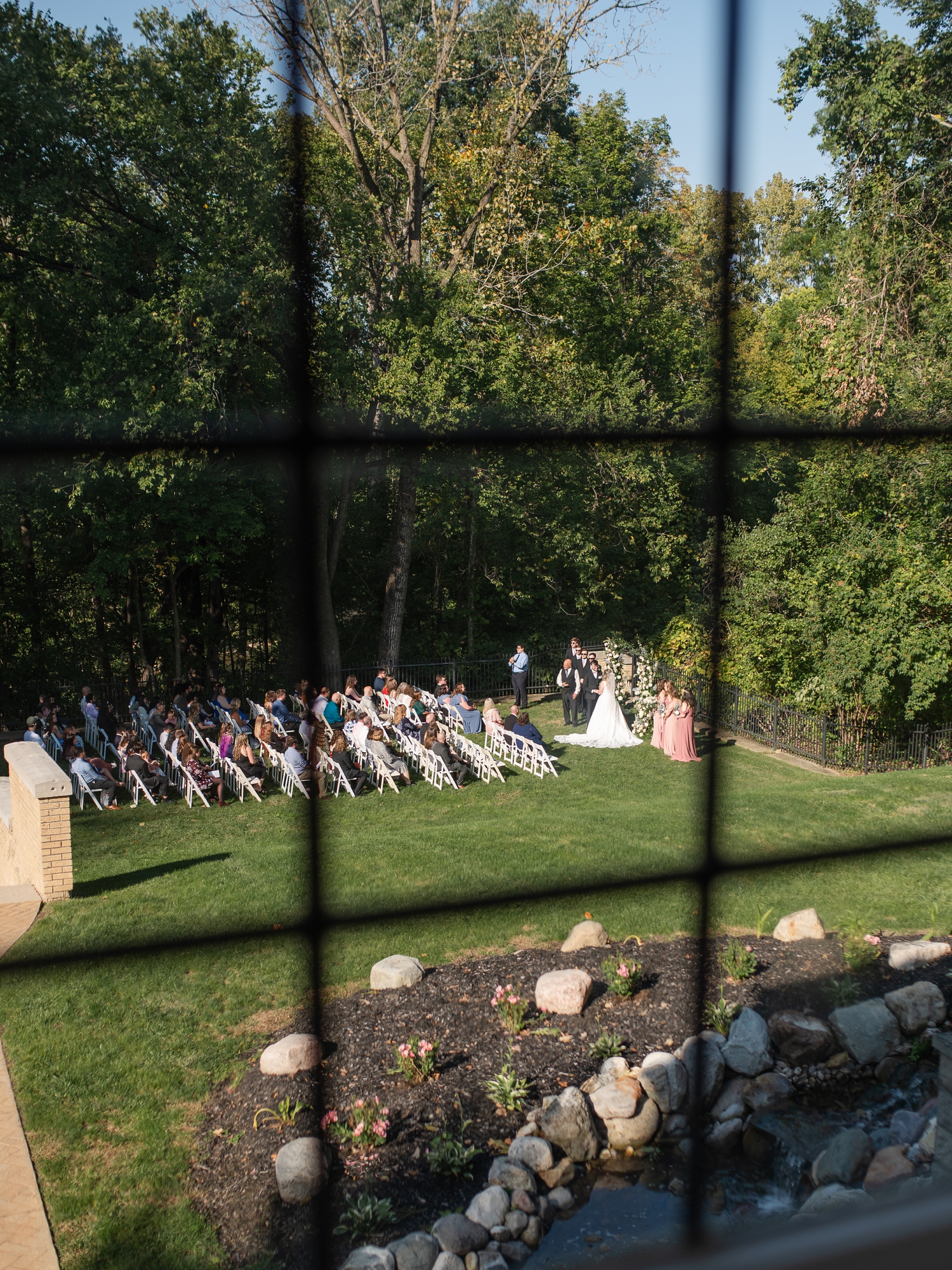 Garden Party Laurel Hall Wedding by Indiana Wedding Photographer Courtney Rudicel