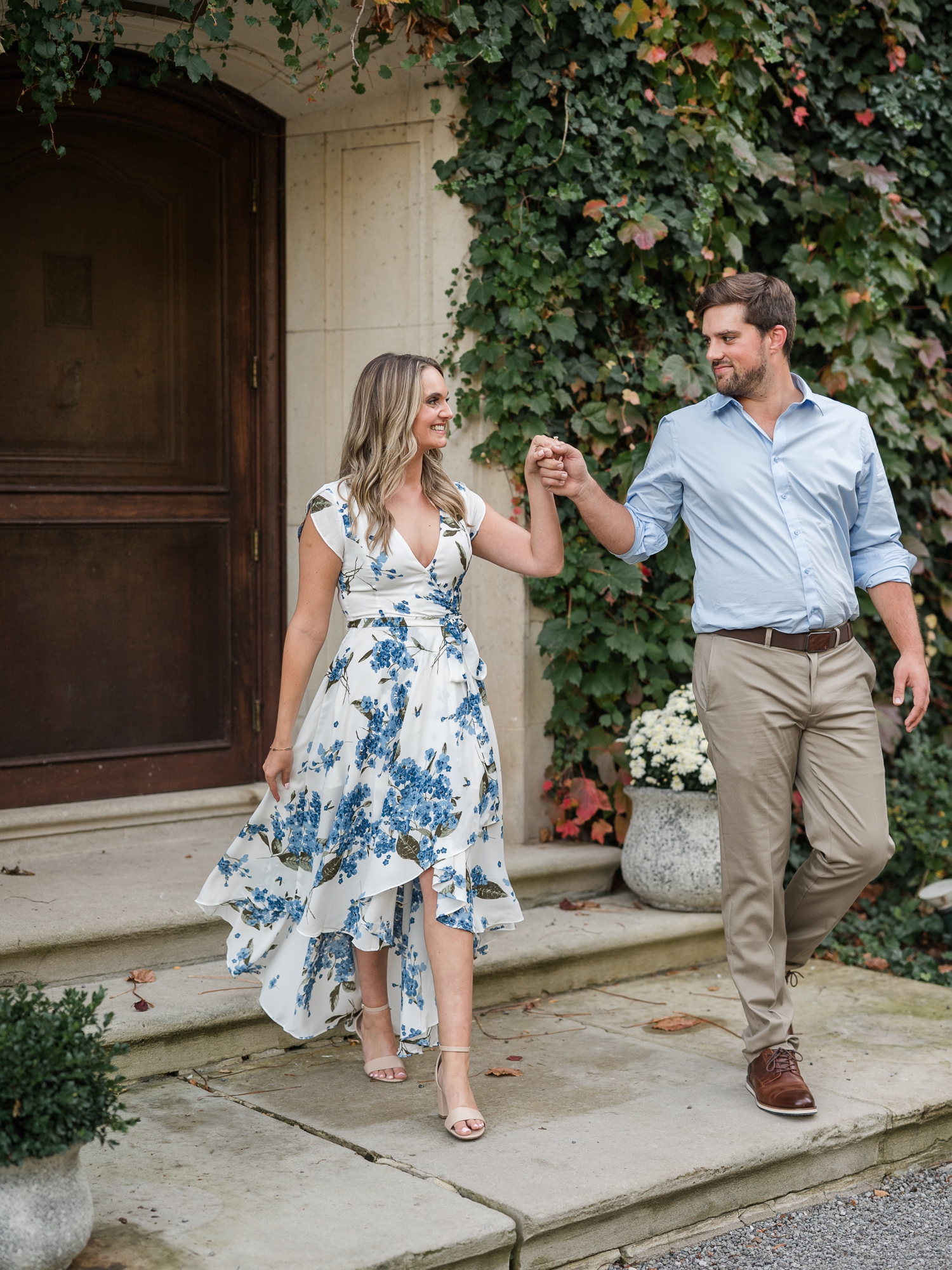 Greencrest Manor Engagement by Michigan Wedding Photographer Courtney Rudicel