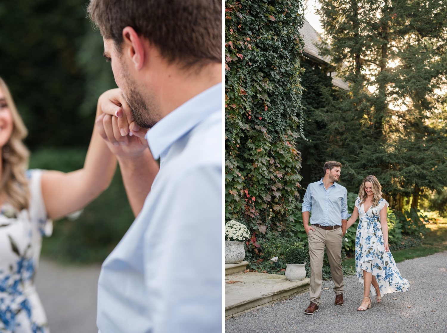 Greencrest Manor Engagement by Michigan Wedding Photographer Courtney Rudicel