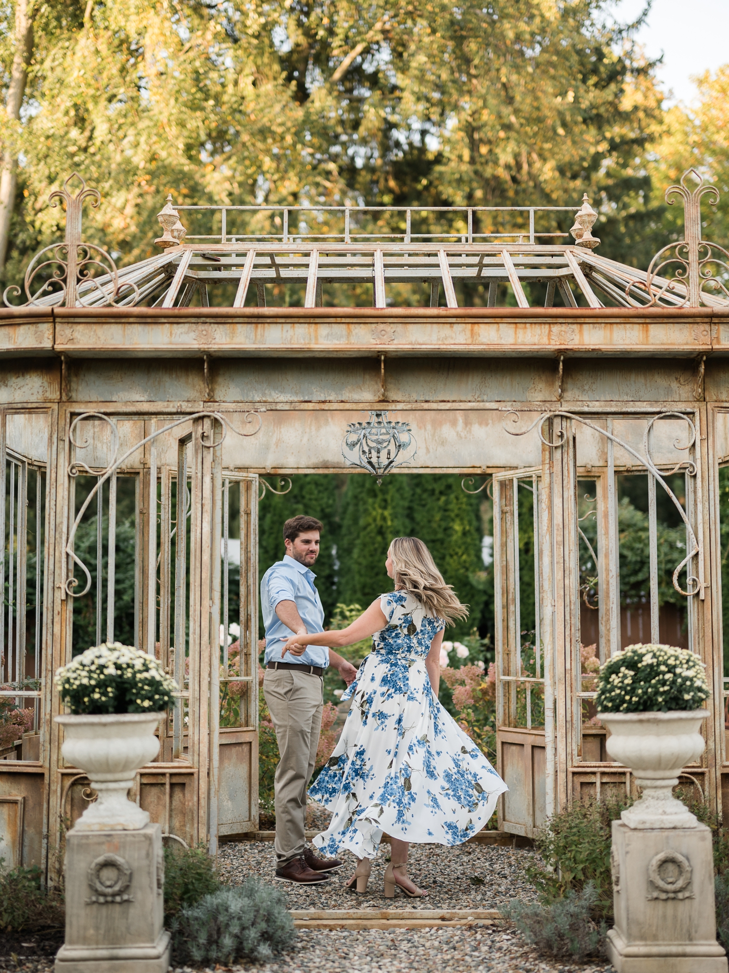 Greencrest Manor Engagement by Michigan Wedding Photographer Courtney Rudicel