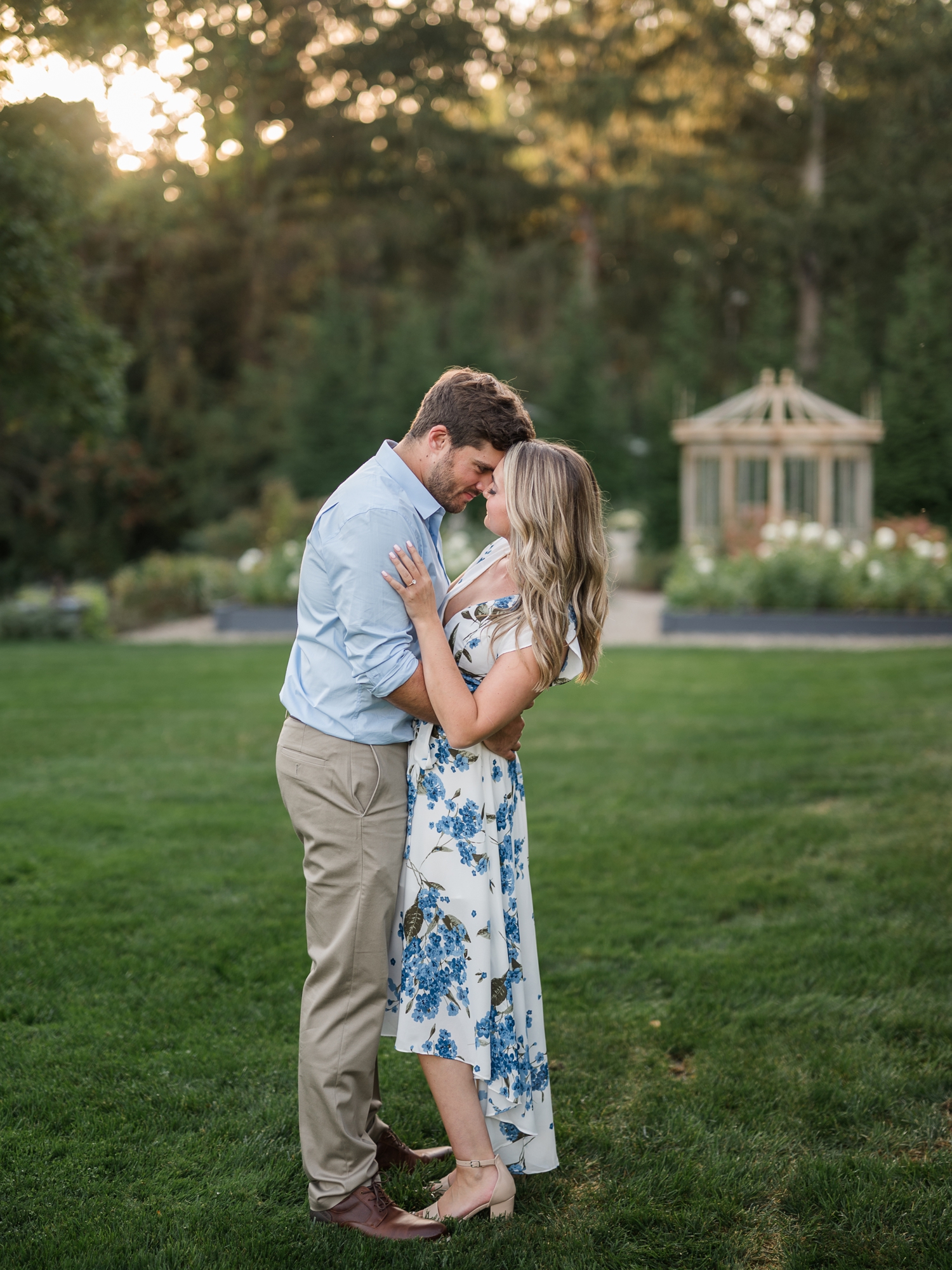 Greencrest Manor Engagement by Michigan Wedding Photographer Courtney Rudicel