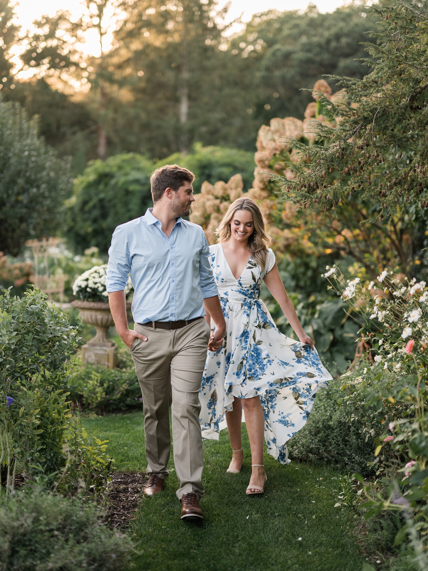 Greencrest Manor Engagement by Michigan Wedding Photographer Courtney Rudicel