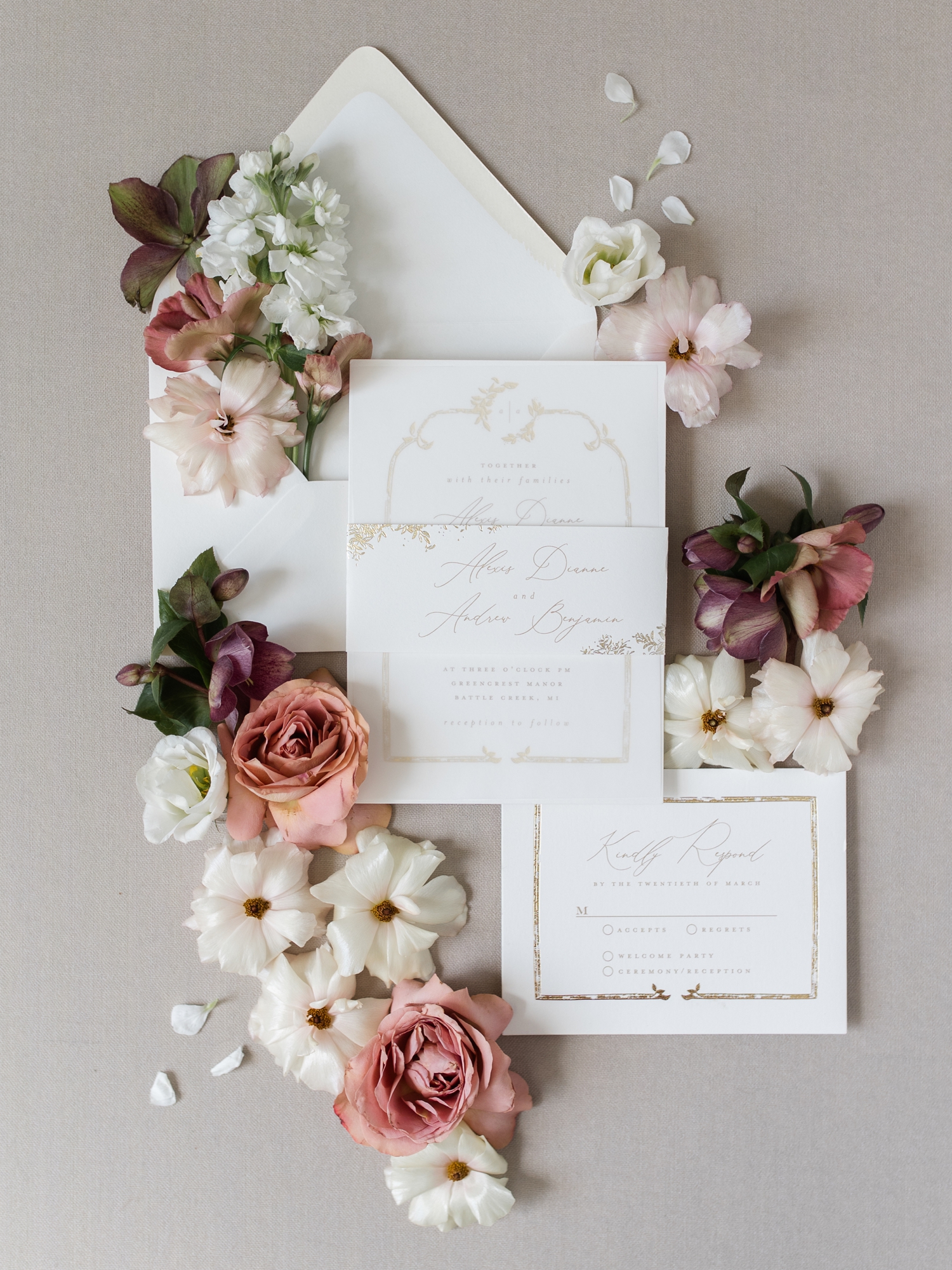 Greencrest Manor Estate Wedding by Michigan Wedding Photographer Courtney Rudicel