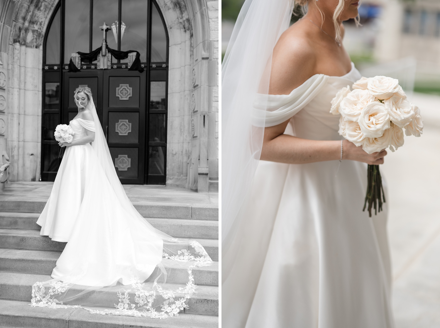 Elegant Neutral Wedding by Michigan Wedding Photographer Courtney Rudicel