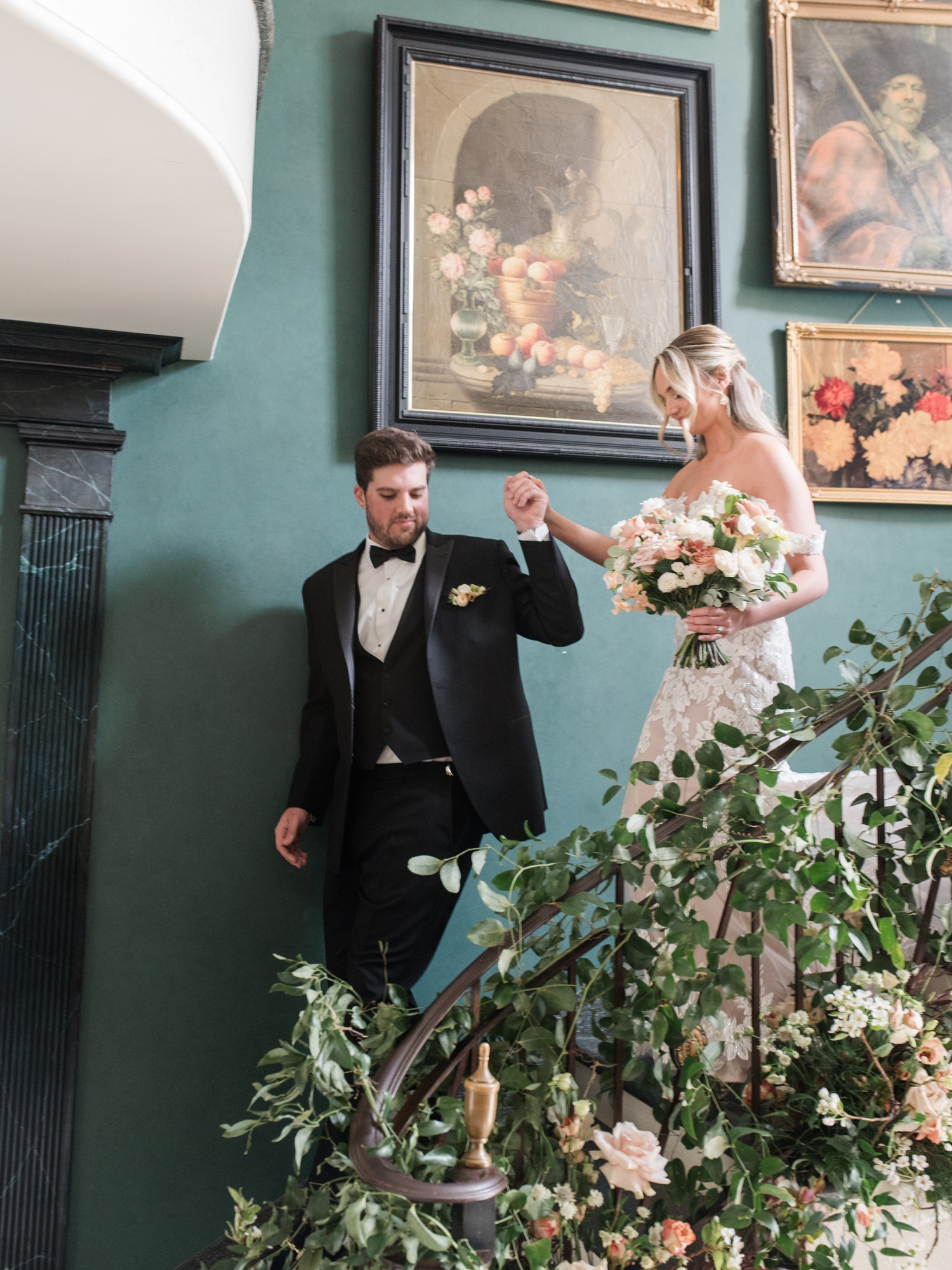 Greencrest Manor intimate wedding by Michigan Wedding Photographer Courtney Rudicel