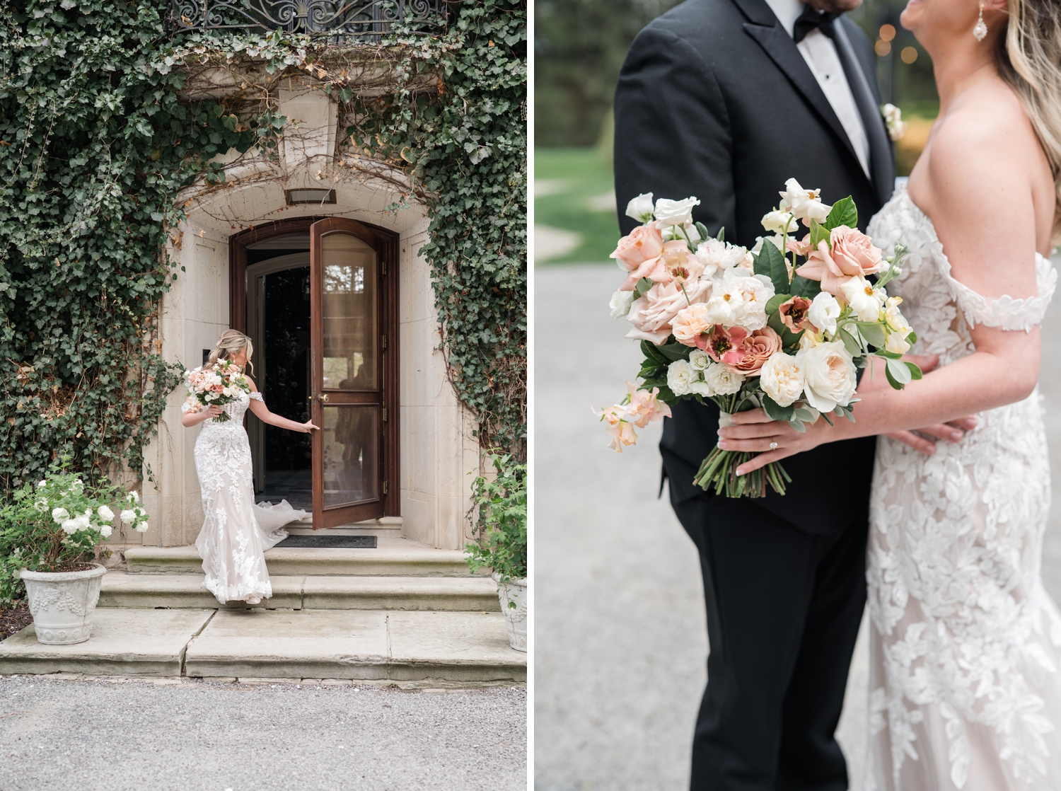 Greencrest Manor intimate wedding by Michigan Wedding Photographer Courtney Rudicel