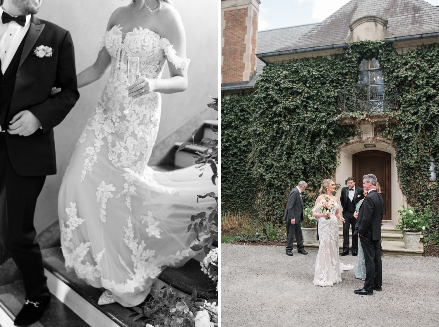 Greencrest Manor romantic wedding inspiration mansion wedding venue by Michigan Wedding Photographer Courtney Rudicel