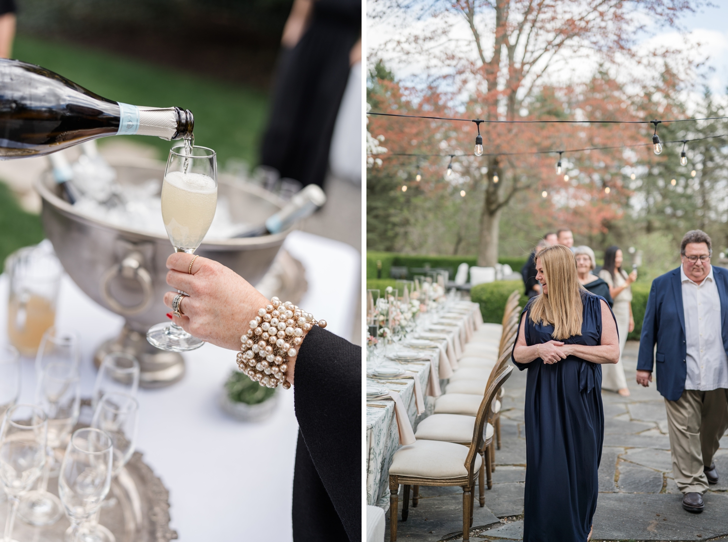 Greencrest Manor outdoor wedding ceremony by Michigan Wedding Photographer Courtney Rudicel