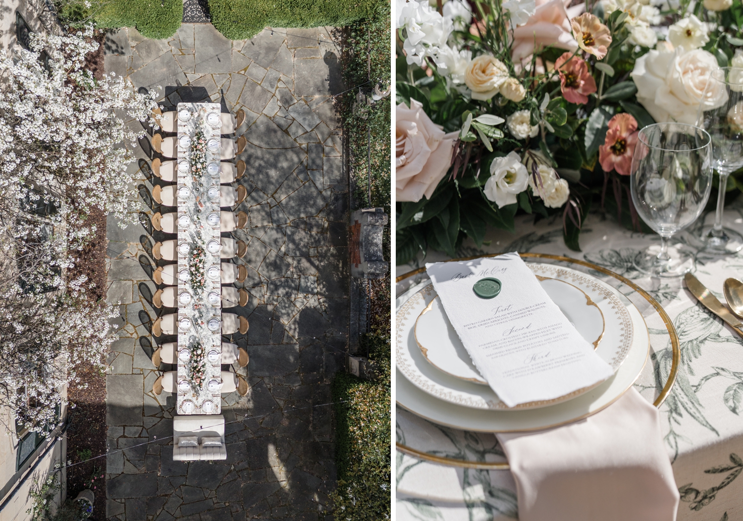 Greencrest Manor outdoor wedding reception al fresco by Michigan Wedding Photographer Courtney Rudicel