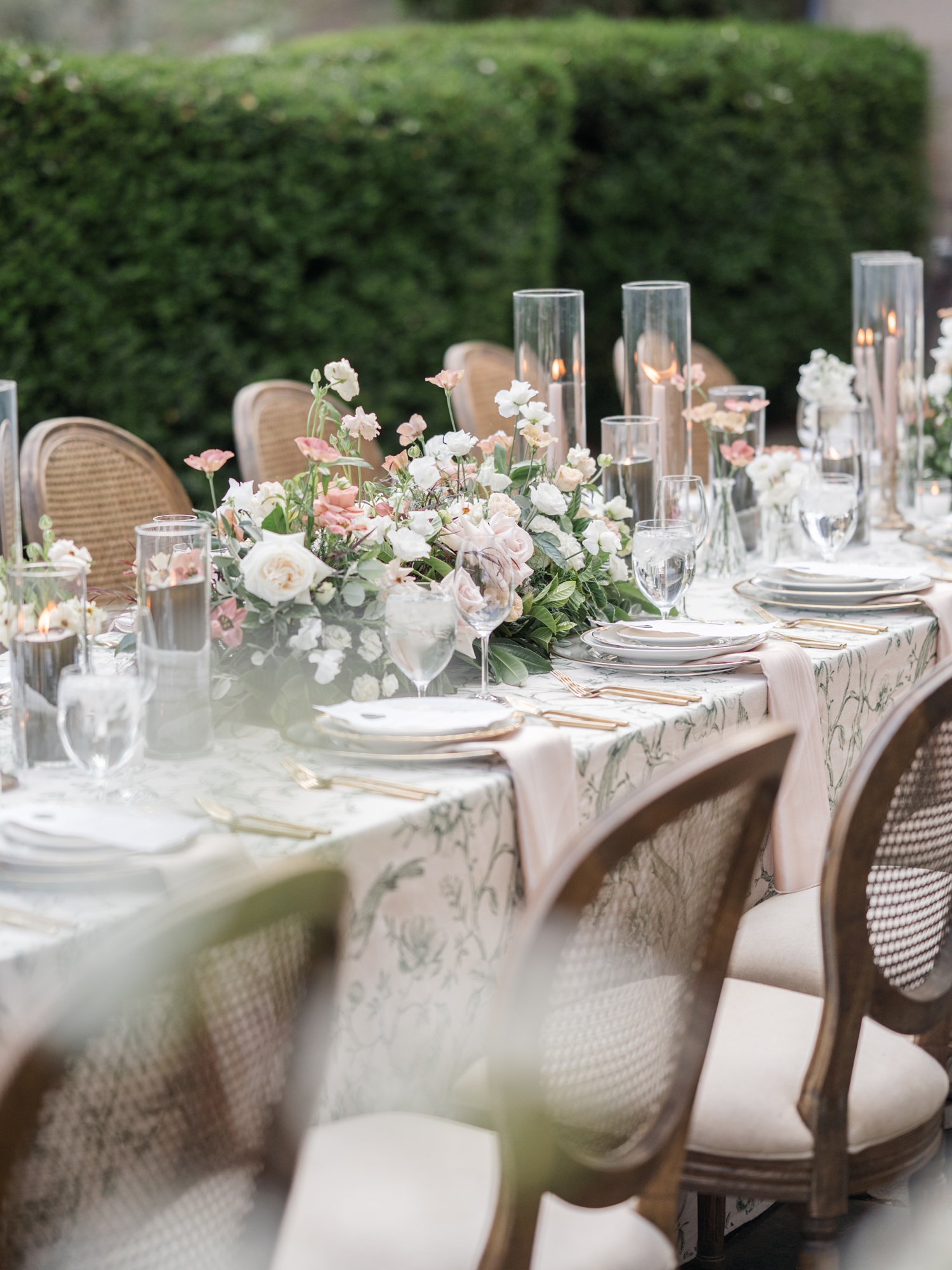 Greencrest Manor outdoor wedding reception al fresco by Michigan Wedding Photographer Courtney Rudicel
