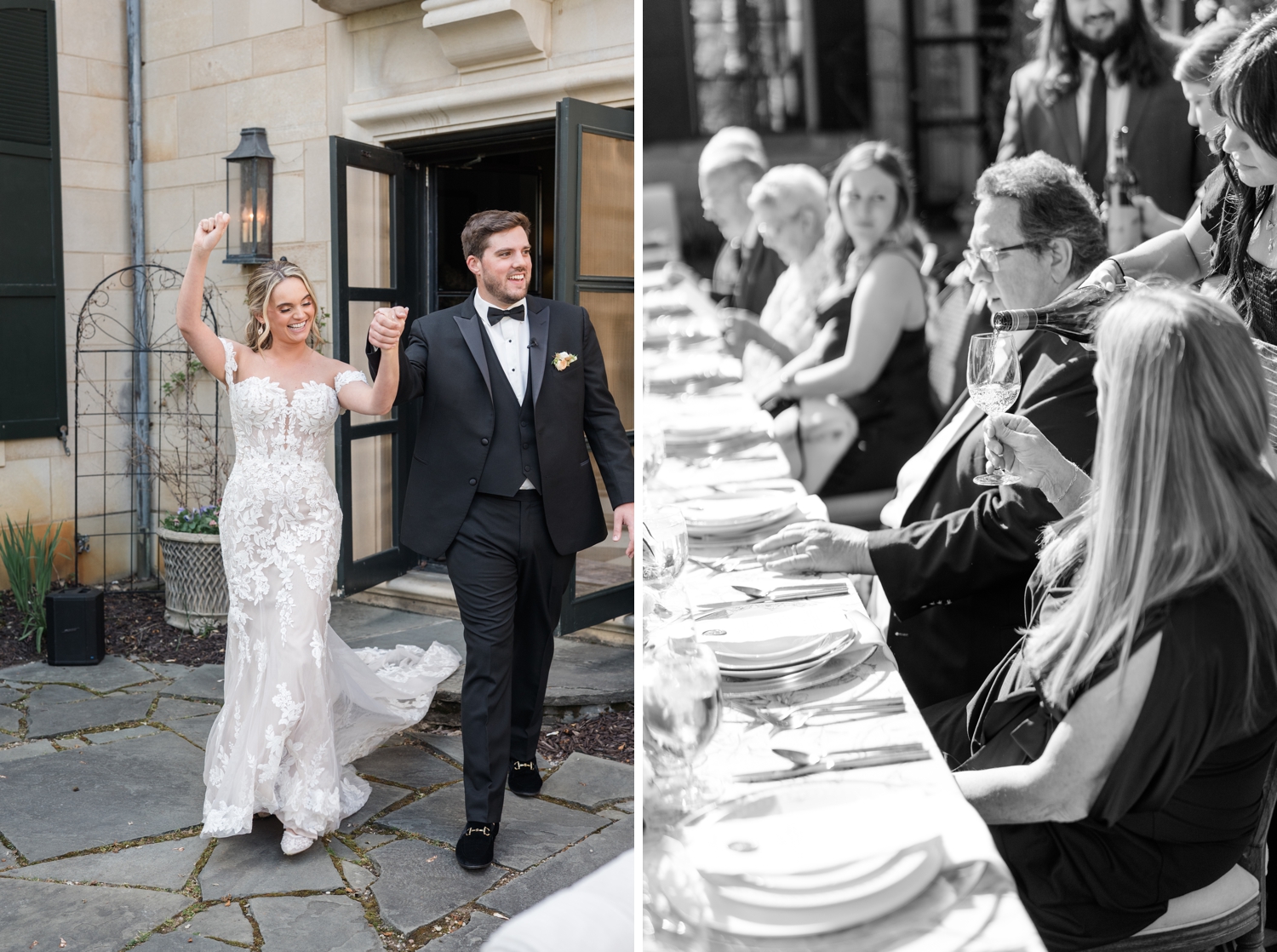 Greencrest Manor outdoor wedding reception al fresco by Michigan Wedding Photographer Courtney Rudicel