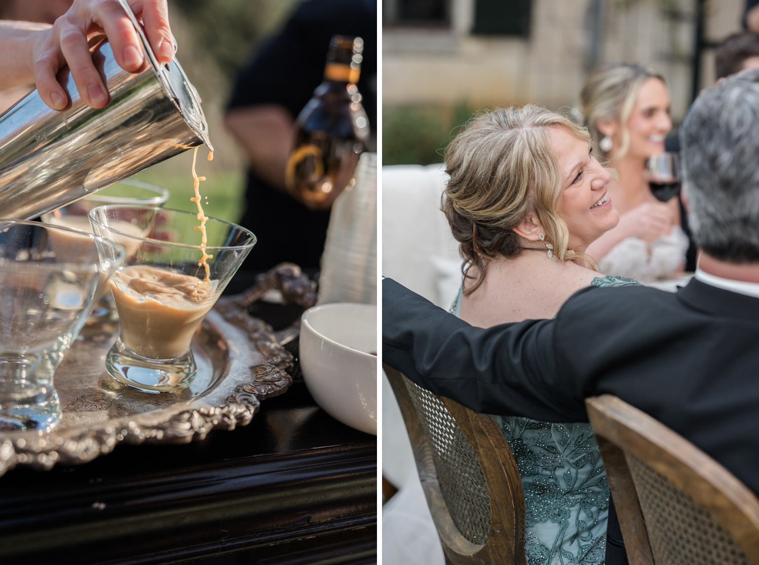 Greencrest Manor outdoor wedding reception al fresco by Michigan Wedding Photographer Courtney Rudicel