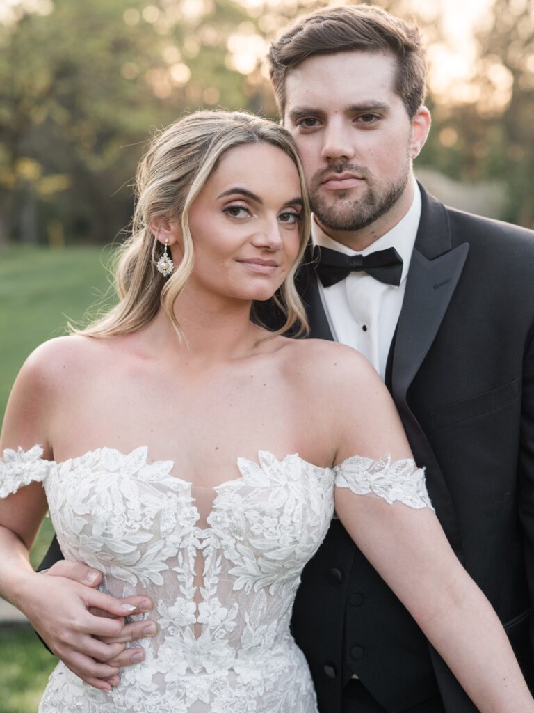 Greencrest Manor outdoor wedding reception by Michigan Wedding Photographer Courtney Rudicel