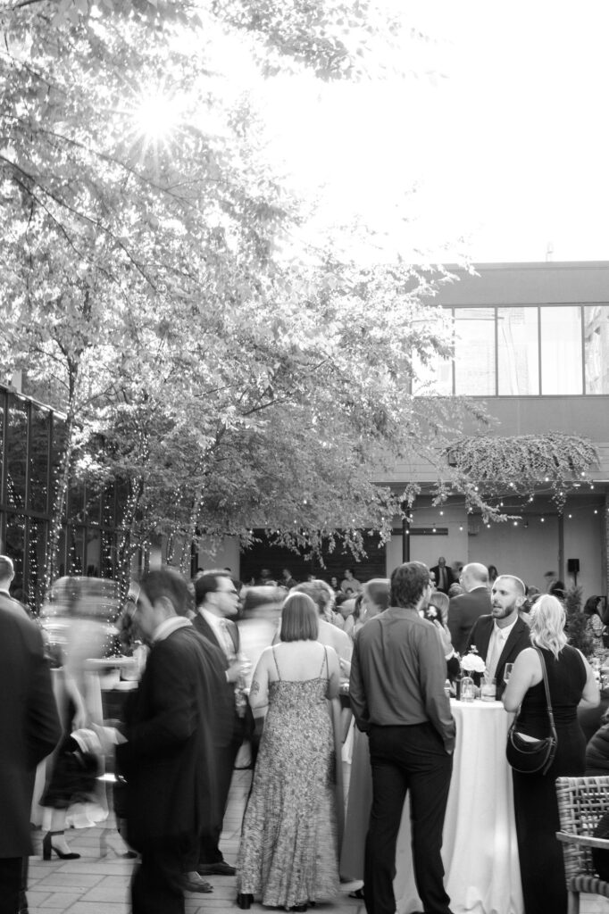 cocktail hour at hotel covington wedding pictures by Courtney Rudicel