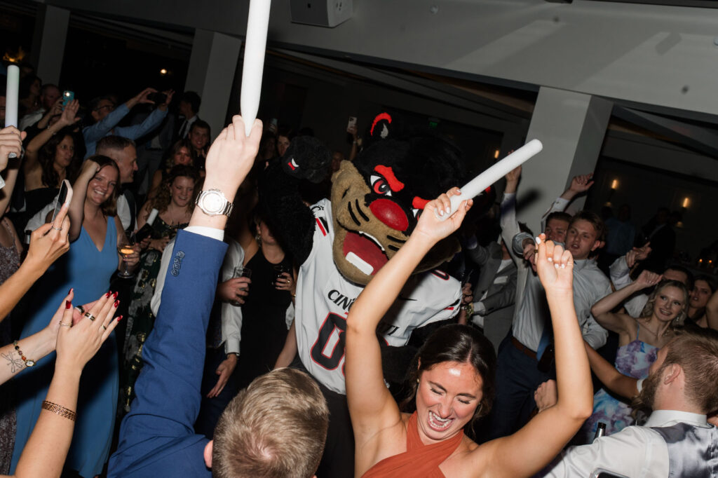 Dancing at hotel covington wedding